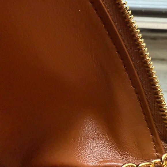 NWT Celine COIN AND CARD POUCH CUIR TRIOMPHE IN SMOOTH CALFSKIN - Picture 7 of 9